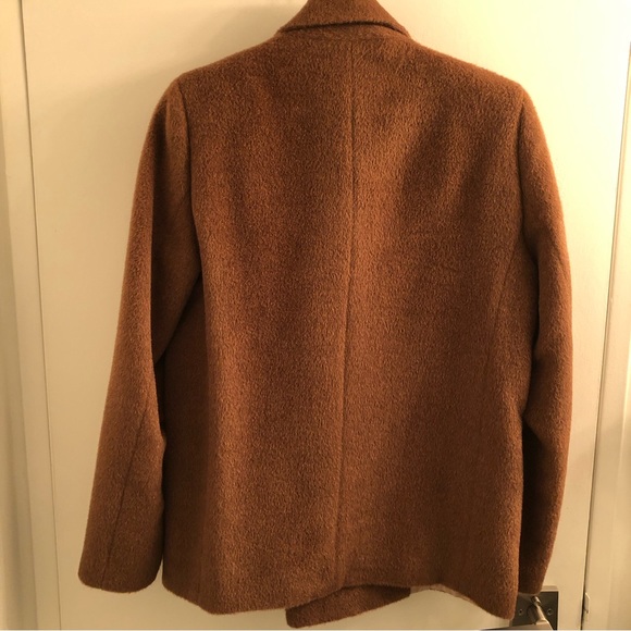 SEFR Tan Alpaca & Wool Hamra Peacoat (size S) - Picture 6 of 6